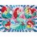 Ariel mala morska deklica 2 v 1, 60-delni Eco puzzle in pobarvanka 70x50 cm - Lisciani