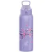 Ars Una: 3D Snow Flower lila kovinska steklenica z dvojnimi stenami 700 ml