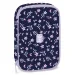 Ars Una: Navy Bloom večnadstropna peresnica 15,5 x 22,5 x 4,5 cm