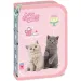 Ars Una: Cute animals tea party zložljiva napolnjena peresnica z mačkami 12,8 x 19,3 x 3,6 cm slika 1