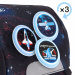Ars Una: Space explorer easy-pack šolska torba, nahrbtnik 27x38x18 cm