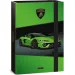 Ars Una: Zelena škatla za zvezke A4 z motivom Lamborghini