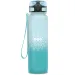 Ars Una: motivacijska steklenica brez BPA z barvnim prelivom, matna - 1000 ml - Ice slika 1