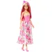 Barbie Dreamtopia: Princeska lutka v roza obleki s metulji - Mattel