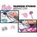 Barbie Style Icon pobarvanka in komplet za oblačenje - Lisciani