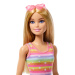 Barbie komplet za sprehajanje psov na rolerjih - plavolasa punčka - Mattel