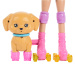 Barbie komplet za sprehajanje psov na rolerjih - plavolasa punčka - Mattel