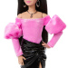 Barbie trendovske prijateljice - v črnem mini krilu - Mattel