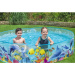 Bestway: Fill N Fun™ Odyssey otroški bazen s trdimi stenami z morskim vzorcem Ø 244 x 46 cm