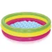 Bestway: Swim Squad™ pisan napihljiv plitek bazen s tremi obroči Ø 102 x 25 cm