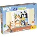 Bluey 2 v 1, 24-delni puzzle in pobarvanka 50x35 cm - Lisciani