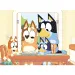 Bluey 2 v 1, 24-delni puzzle in pobarvanka 50x35 cm - Lisciani