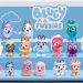 Bluey Fuzzies paket presenečenja z dvema figuricama