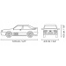 COBI: Audi Quattro 1980 beli avto komplet za sestavljanje (24665)