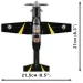 COBI: Beechcraft T-6 Texan II črna konstrukcijska igrača (26626)