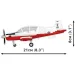 COBI: Beechcraft T-6 Texan II rdeče-bela konstrukcijska igrača (26625)