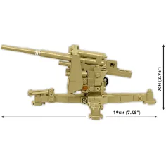 COBI: Druga svetovna vojna 8,8 cm Flak 18 komplet za sestavljanje (3141) slika 4