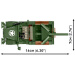 COBI: II. svetovna vojna 37 mm GMC M6 Fargo komplet za sestavljanje (3116)