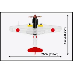 COBI: II. svetovna vojna Kawasaki Ki-61 Hien gradbeni komplet (5872) slika 4