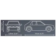 COBI: Lancia Delta HF komplet za sestavljanje avtomobila (24508) slika 4