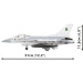 COBI: Oborožene sile F-16AM Fighting Falcon sestavljalni komplet (5893)