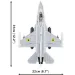 COBI: Oborožene sile F-16AM Fighting Falcon sestavljalni komplet (5893) slika 7