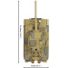 COBI: Panzer VI Tiger št. 131 gradbeni komplet (2588)