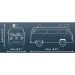 COBI: Volkswagen T2b gasilski tovornjak gradbena igrača (24622)