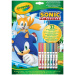 Crayola: Sonic, ježek — barvanka in delovni zvezek