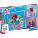 Disney Ariel 3x48 kos Supercolor sestavljanka - Clementoni