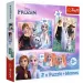 Disney: Ledeno kraljestvo 2.- Princeske na svoji zemlji puzzle in spominska kartica 2 v 1 set - Trefl