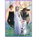 Disney: Ledeno kraljestvo 2.- Princeske na svoji zemlji puzzle in spominska kartica 2 v 1 set - Trefl