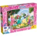 Disney Princeske 2 v 1, 24-delni puzzle in pobarvanka 50x35 cm - Lisciani