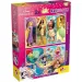Disney Princeske 2 v 1 maxi 2x60-delni puzzle in pobarvanka 50x35 cm – Lisciani