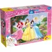 Disney Princeske 2 v 1 maxi 35-delni puzzle in pobarvanka 70x50 cm - Lisciani