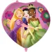 Disney+Princeske: Srce oblikovana folija balon 46cm