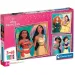 Disney+Princeske Supercolor 3x48 kosov puzzle - Clementoni