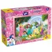 Disney Princeske mavrica 2 v 1, 108-delni puzzle in pobarvanka 70x50 cm - Lisciani