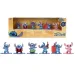 Disney Stitch Nano kovinska figura, komplet 6 kosov - Jada Toys