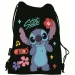 Disney Stitch črna Aloha telovadna vreča, športna vreča 34x43 cm