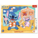 Disney Stitch na plaži 25-delna sestavljanka z okvirjem - Trefl