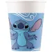 Disney+Stitch papirnati kozarci, komplet 8 kosov, 200 ml