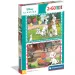 Disney klasiki: 101 dalmatincev in Mačji aristokrati, 2x60-delne Supercolor sestavljanke - Clementoni slika 1