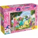 Disney princeske 2 v 1 maxi 24-delni puzzle in pobarvanka 70x50 cm – Lisciani