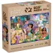 Disneyjeve princese in njihove živali 2 v 1, 24-delni Eco mini sestavljanka in pobarvanka 35x25 cm – Lisciani