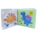 Dojenčkova knjiga: Dinozavri mehka kopelna knjiga 14x13cm