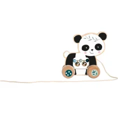 Eichhorn: Lesena vlečna panda na kolesih - Simba Toys slika 2