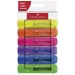 Faber-Castell: 1546 Neon fluorescent 6-delni set označevalnikov besedila