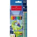 Faber-Castell: Barvice Grip z motivom dinozavrov, komplet 10 + 3 kosov