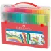 Faber-Castell: Connector komplet flomastrov – 80-delni set v priročni plastični škatli